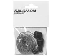 Salomon Quicklace Kit de Cordones para Zapatillas de Trail Running y Botas de esquí. Plata, Negro
