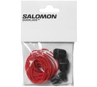 Salomon Quicklace Kit de Cordones para Zapatillas de Trail Running y Botas de esquí, Rojo Racing