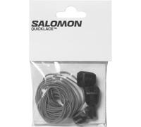 Salomon Quicklace Kit de Cordones para Zapatillas de Trail Running y Botas de esquí. Plata, Negro