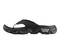 Salomon Reelax Break 6.0 Sandalias Hombre Verano con Entresuela y Plantilla EVA, Ligeras, Cómodas, Suaves y sin Custuras, Confort pies, Black, 44