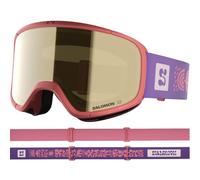 SALOMON RIO Gafas de Esquí, Se Ajusta a Niños de 3-6 Años, Lente Flash Mirror, Montura Flexible, Naranja, Talla Única