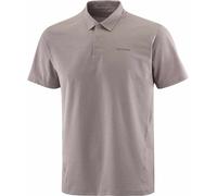 Salomon - Ropa de senderismo - Trackline Polo M Iron de Lana - Talla L - Beige Beige L