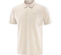Salomon - Ropa de senderismo - Trackline Polo M Silver Cloud de Lana - Talla L - Gris Gris L