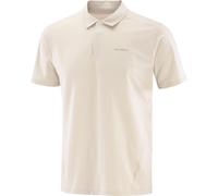 Salomon - Ropa de senderismo - Trackline Polo M Silver Cloud de Lana - Talla S - Gris Gris S