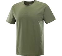 Salomon - Ropa de senderismo - Trackline SS Tee M Grape Leaf - Talla M - Verde Verde M