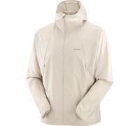 Salomon - Ropa para trail running - Outwind FZ Jkt M Silver Cloud de Softshell - Talla M - Beige Beige M