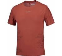 Salomon - Ropa para trail running - Sense Aero SS Tee GFX M Burnt Umber Coffee Bean - Talla S - Naranja Naranja S
