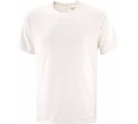 Salomon - Ropa para trail running - Sense Aero SS Tee GFX M Whisper White/White - Talla M - Beige Beige M