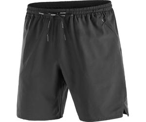 Salomon - Ropa para trail running - Shakeout C 7'' Shorts No L M Deep Black - Talla XL - Negro Negro XL