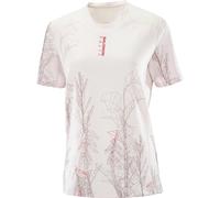 Salomon - Ropa trail running mujer - S/Lab Ultra Tee Aop W Lilac Ash para Mujer de Lana - Talla S - Beige Beige S