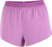 Salomon - Ropa trail running mujer - Sense Aero Split 3" Shorts W Iris Orchid para Mujer - Talla L - Púrpura Púrpura L