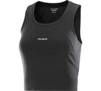 Salomon - Ropa trail running mujer - Shakeout Bliss Tanklette W Deep Black para Mujer de Lana - Talla M - Negro Negro M