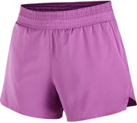 Salomon - Ropa trail running mujer - Shakeout Core 2In1 Shorts 4 W Iris Orchid - Talla M - Púrpura Púrpura M
