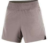 Salomon - Ropa trail running mujer - Shakeout Core 2In1 Shorts 4 W Iron para Mujer - Talla L - Beige Beige L