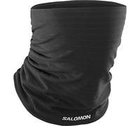 Salomon RS Warm Braga Senderismo Correr Caminar para Cuello y Cabeza de Unisexo Con Forro Polar, Ideal Para Senderismo y Running, Tejido Suave, Elástico y Lavable, Negro, Talla Unica