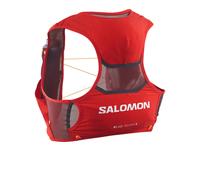 Salomon S/LAB Pulsar 3 chaleco de hidratación de running (con botellas) | EU S in Fiery Red/Andorra/Orange Pop