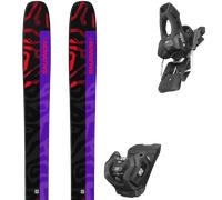 SALOMON S/lab Qst X - Unisex - Negro / Violeta / Rojo - talla 178- modelo 2027