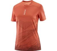 SALOMON S/lab Ultra Tee Aop W - Mujer - Narnaja - talla L- modelo 2025