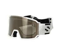 SALOMON S/VIEW 3 ACCESS, Gafas de Esquí, Unisex, Lente Cilíndrica Flash, Espuma de Triple Capa, Ventilación Optimal, BLANCO Talla Única