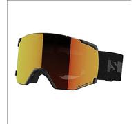 Salomon S/View Gafas de Esquí Snowboard para Unisexo Máscara de Snowboard, Deportes de invierno, Reduce Deslumbramientos, Ventilación Mejorada, Negro/Rojo, Talla Unica