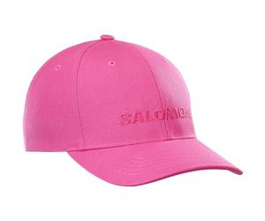 Salomon Salomon Logo Gorra Trail Running Senderismo Trail Running Senderismo MTB Unisexo, Estilo casual, Ligereza y comodidad, Ajuste adaptado, Rosa, Talla única