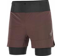 Salomon - Sense 2In1 Shorts M Coffee Bean de Lana - Talla L - Marrón Marrón L