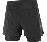 Salomon - Sense 2In1 Shorts M Deep Black de Lana - Talla M - Negro Negro M