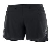 Salomon - Ropa trail running mujer - Sense Aero 5'' Short W Deep Black para Mujer, de Lana - Negro Negro L