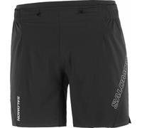 Salomon - Sense Aero 7'' Shorts M Deep Black de Lana - Talla M - Negro Negro M