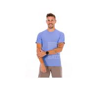 SALOMON Sense Aero Ss Tee Gfx M - Hombre - Azul / Blanco - talla L- modelo 2025
