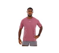 Salomon - Sense Aero SS Tee GFX M Nocturne/Whisper White - Talla L - Burdeos Burdeos L
