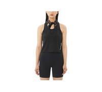 Salomon - Ropa trail running mujer - Sense Aero Short Tank W Deep Black para Mujer - Talla M - Negro Negro M