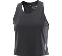 Salomon - Ropa trail running mujer - Sense Aero Short Tank W Deep Black para Mujer - Talla S - Negro Negro S