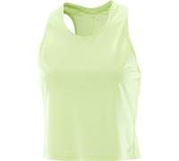 SALOMON Sense Aero Short Tank W - Mujer - Verde / Amarillo - talla XS- modelo 2026
