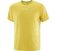 SALOMON Sense Aero Ss Tee Gfx - Hombre - Amarillo - talla L- modelo 2025