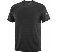 Salomon - Sense Aero SS Tee GFX M Deep Black/Black Beauty - Talla M - Negro Negro M