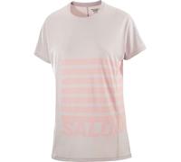 Salomon Sense Aero GFX Mujer T-Shirt S Beige