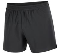 Salomon - Ropa para trail running - Sense Aero Stow 5" Shorts M Deep Black - Talla M - Negro Negro M