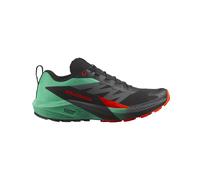 Salomon - Sense Ride 5 Black/Bay/Cherry Tomato - Talla 8,5 UK - Negro Negro 8.5 UK