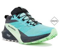 SALOMON Sense Ride 5 Gore-tex W - Mujer - Azul / Verde / Negro - talla 36 2/3- modelo 2024