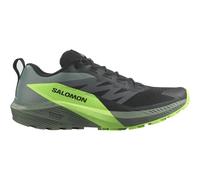 SALOMON Sense Ride 5 - Hombre - Negro / Gris / Verde - talla 47 1/3- modelo 2025