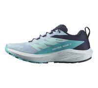 Salomon SENSE RIDE 5, Zapatos de senderismo para Mujer, Cashmere Blue Carbon Peacock Blue, 43 1/3 EU