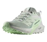 SALOMON Sense Ride, Zapatillas de Trail Running Hombre, Sense Ride 5 Lily Pad/Metal/Green Ash, 36 EU