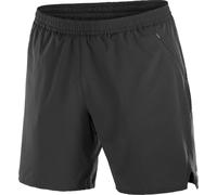 Salomon - Shakeout Core 2In1 Shorts 7'' M Deep Black - Talla L - Negro Negro L