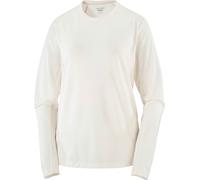 Salomon - Shakeout Core LS Tee W Whisper White para Mujer de Lana - Talla L - Beige Beige L