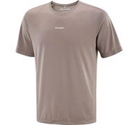 Salomon - Shakeout Core SS Tee M Iron de Lana - Talla M - Beige Beige M