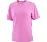 Salomon - Shakeout Core SS Tee W Cyclamen para Mujer de Lana - Talla XS - Rosa Rosa XS