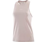 Salomon - Shakeout Core Tank W Etherea para Mujer de Lana - Talla M - Beige Beige M