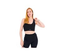 Salomon - Shakeout Core Bra W Deep Black para Mujer de Lana - Talla L - Negro Negro L