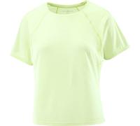 Salomon - Ropa trail running mujer - Shakeout Air Cropped SS Tee W Butterfly para Mujer de Lana - Talla XS - Verde Verde XS